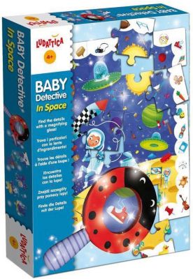 LUDATTICA Паззл с лупой "СЫЩИК В КОСМОСЕ", Ludattica