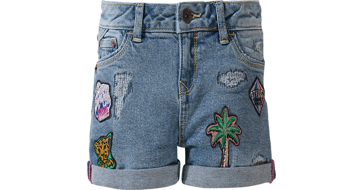 Vingino · Jeansshorts DANIE mit Patches Gr. 176 Mädchen Kinder Vingino · Jeansshorts DANIE mit Patches Gr. 176 Mädchen Kinder
