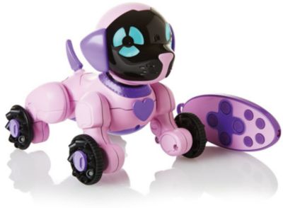 Робот на р/у WowWee Собака Чиппи, розовая