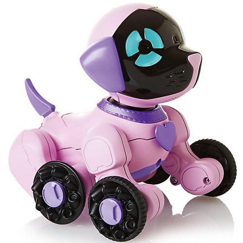 Робот на р/у WowWee Собака Чиппи, розовая от WowWee