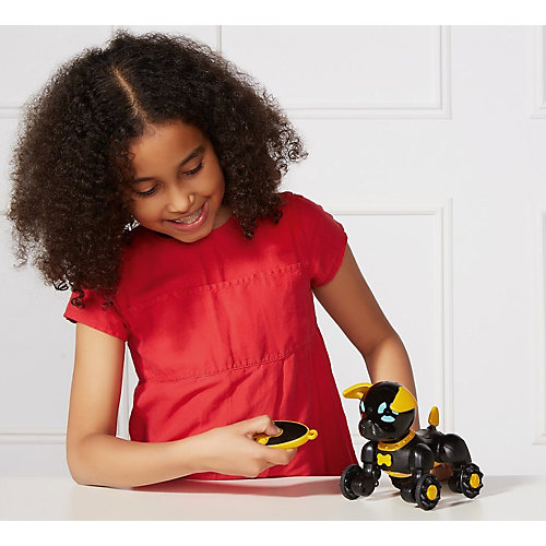 Робот на р/у WowWee Собака Чиппи, черная от WowWee