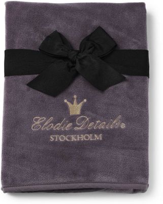 Плед флисовый Eloidie Details, темно-фиолетовый  Plum Love