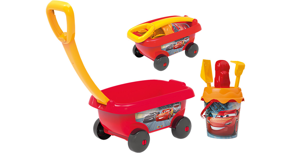 SMOBY · Cars Handwagen mit Eimergarnitur SMOBY · Cars Handwagen mit Eimergarnitur
