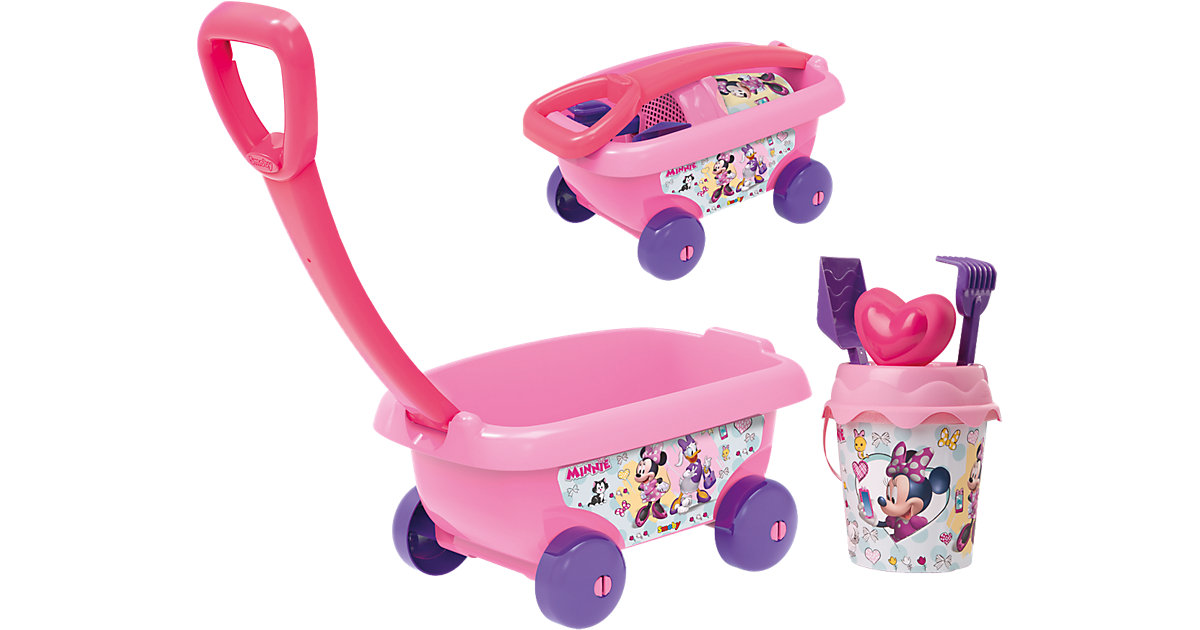 SMOBY · Minnie Handwagen mit Eimergarnitur, 6-tlg. SMOBY · Minnie Handwagen mit Eimergarnitur, 6-tlg.
