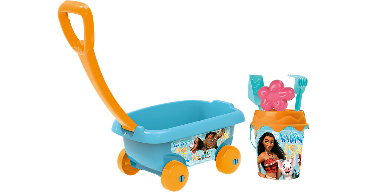 SMOBY · Vaiana Handwagen mit Eimergarnitur, 6-tlg. SMOBY · Vaiana Handwagen mit Eimergarnitur, 6-tlg.