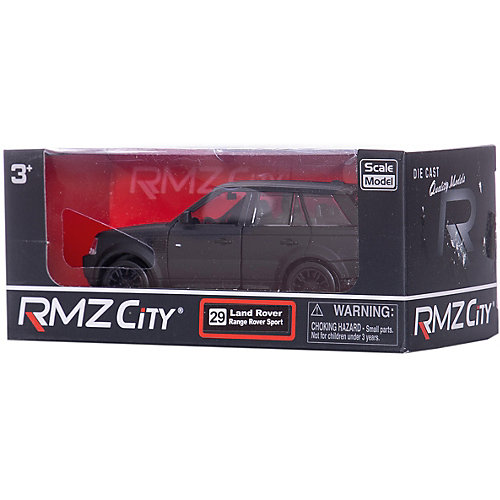 Металлическая машинка RMZ City "Range Rover Sport" 1:32, черный матовый от RMZ City