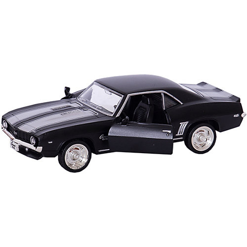 Металлическая машинка RMZ City "Chevrolet Camaro 1969" 1:32, серый матовый от RMZ City