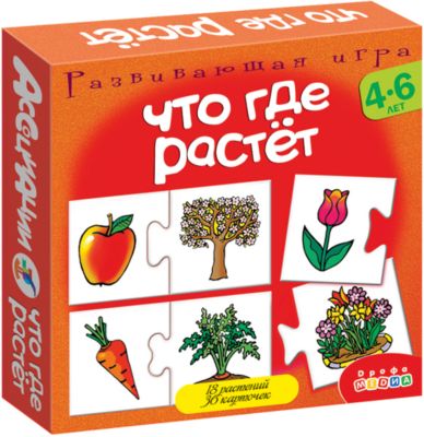 Ассоциации. Что где растет.