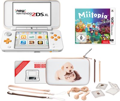 New Nintendo 2ds Xl Inklusive Miitopia Essential Zubehor Pack Nintendo Mytoys