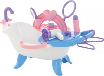 Игровой набор Полесье "Набор для купания кукол № 2" с аксессуарами, в пакете