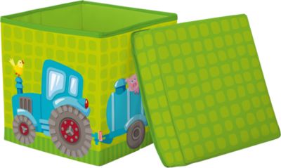 Sitzhocker & Aufbewahrungsbox Traktor, Haba | myToys