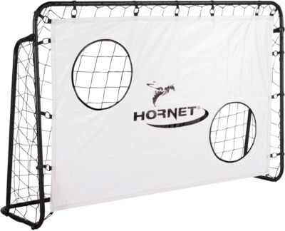Hornet Fußballtor 180 mit Torwand weiß