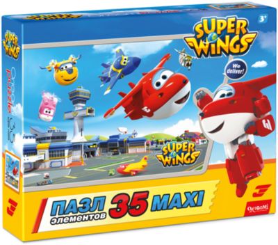 Пазл Maxi Origami "Супер Крылья" Вылет, 35 элементов