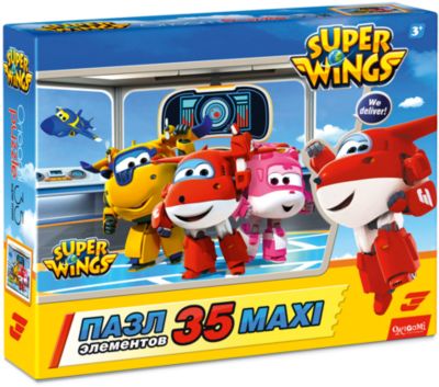 Пазл Maxi Origami "Супер Крылья" Планируем полет, 35 элементов