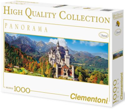 Панорманый пазл Clementoni "Бавария, Замок Нойшванштайн осенью", 1000 элементов