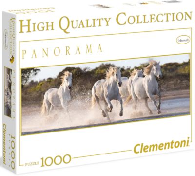 Панорманый пазл Clementoni "Белые лошади", 1000 элементов