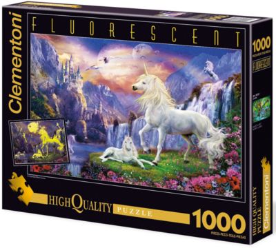 Флуоресцентный пазл Clementoni "Ян Патрик Красный. Ранний вечер", 1000 элементов