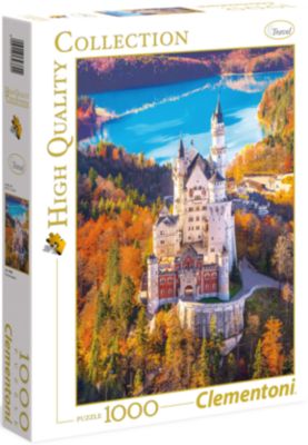 Пазл Clementoni "Замок Нойшванштайн с высоты птичьего полета", 1000 элементов