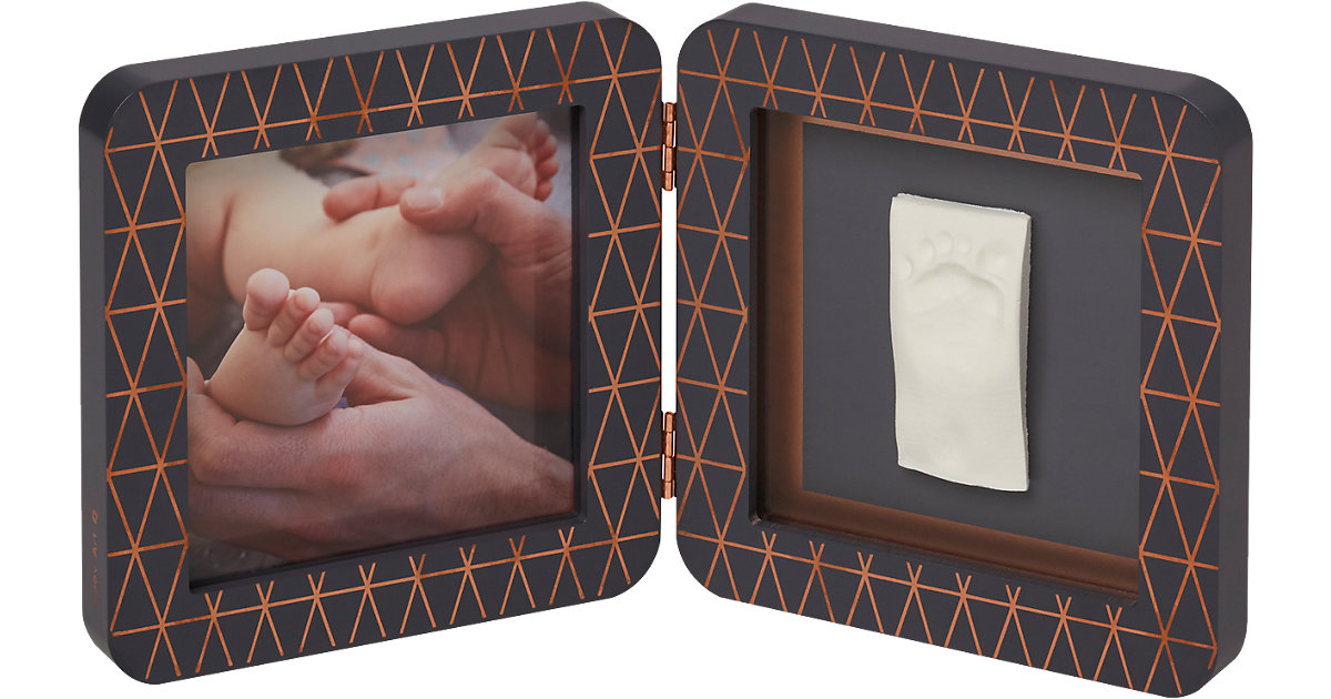 BABY ART · Gipsabdruck Set mit 2-tlg. Bilderrahmen My Baby Touch, Copper Edition Black Simple (Ltd.Ed. 2018) BABY ART · Gipsabdruck Set mit 2-tlg. Bilderrahmen My Baby Touch, Copper Edition Black Simple (Ltd.Ed. 2018)