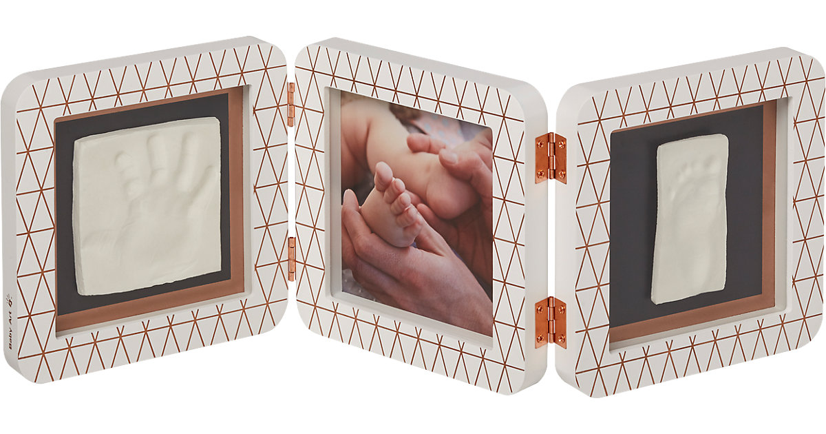 BABY ART · Gipsabdruck Set mit 3-tlg. Bilderrahmen My Baby Touch, Copper Edition Double (Ltd.Ed. 2018) BABY ART · Gipsabdruck Set mit 3-tlg. Bilderrahmen My Baby Touch, Copper Edition Double (Ltd.Ed. 2018)