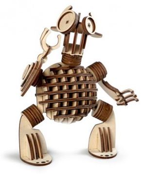 Сборная деревянная модель Lemmo "Леммитс Гоша", подвижная