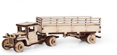 Сборная деревянная модель Lemmo "Грузовик ЗИС 10. Тягач", подвижная