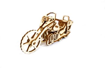 Сборная деревянная модель Lemmo "Байк Майк", подвижная