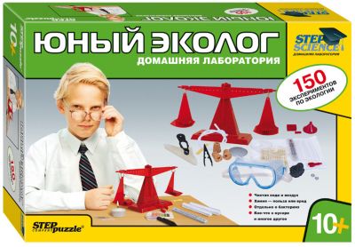Набор для опытов Step Puzzle Домашняя лаборатория "Юный эколог"