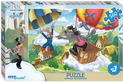 Пазл Step Puzzle "Ну, погоди!-2", 560 элементов