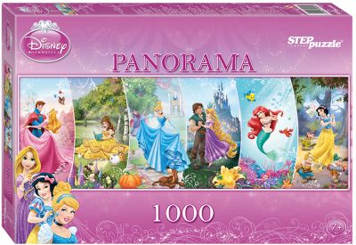 Панорамный пазл Step Puzzle "Disney Принцессы", 1000 элементов