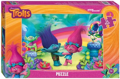 Пазл Maxi Step Puzzle "Тролли", 24 элемента