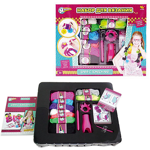 Набор для творчества ABtoys "Я дизайнер" Вязание шарфа (в коробке) от ABtoys
