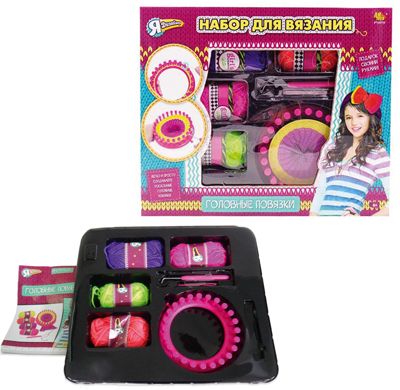 Набор для творчества ABtoys "Я дизайнер" Вязание повязки на голову