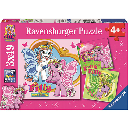 Пазл 3 в 1 "Филли" 3*49шт# от Ravensburger