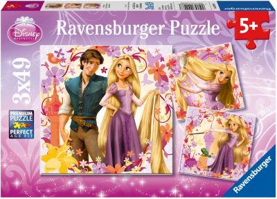 Пазл «Рапунцель» 3х49шт #
