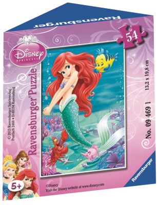 Минипазл «Принцессы» 54 элемента 48 шт в дисплее #