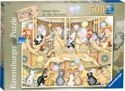 Пазл «Коты на карусели» 500 шт