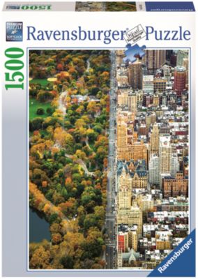 Пазл «Лес и Нью-Йорк» 1500 шт