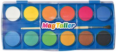 Акварельные краски MagTaller "Akvarelli", 12 цветов