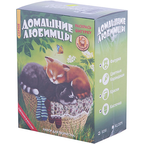Керамическая фигурка-раскраска Коты от Бумбарам