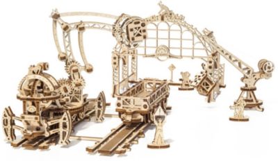 Конструктор 3D-пазл Ugears - Манипулятор на рельсах