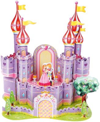 3D пазлы ФИОЛЕТОВЫЙ ЗАМОК ( 35 дет)