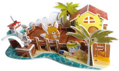 3D пазлы РЫБАЦКАЯ ПРИСТАНЬ (МИНИ СЕРИЯ) ( 22 дет)