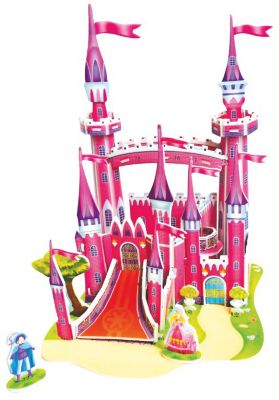 3D пазлы РОЗОВЫЙ ЗАМОК (МИНИ СЕРИЯ) ( 29 дет)