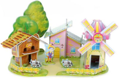 3D пазлы ДОМ МЕЛЬНИЦА (МИНИ СЕРИЯ) ( 22 дет)