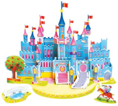 3D пазлы ГОЛУБОЙ ЗАМОК (МИНИ СЕРИЯ) ( 37 дет)