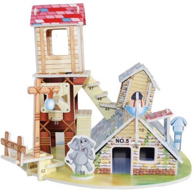 3D пазлы ДОМИК ЖИВОТНЫХ (МИНИ СЕРИЯ) ( 31 дет)