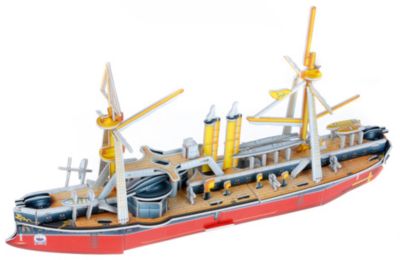 3D пазлы КИТАЙСКИЙ БРОНЕНОСЕЦ ( 73 дет)