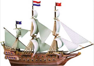 3D пазлы ИСПАНСКИЙ КОРАБЛЬ ( 229 дет)