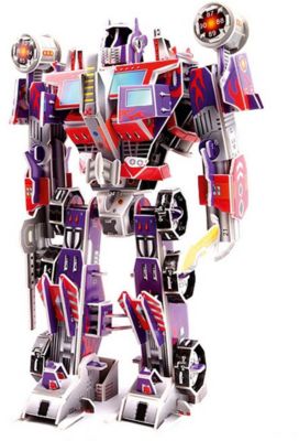 3D пазлы РОБОТ КИБЕР-МОЛНИЯ ( 89 дет)